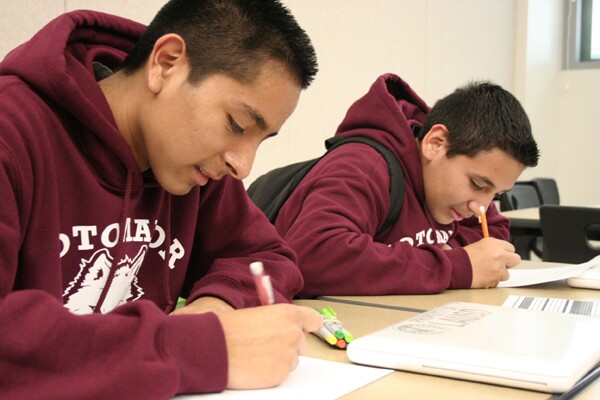 Enrique and Greg from The L.A. River School draw their maps.jpg