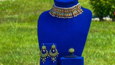 Appraisal: Pakistani Wedding Jewelry Set, ca. 1940