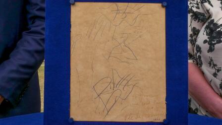 Appraisal: 1966 William de Kooning Sketch