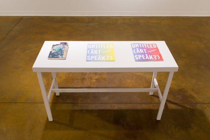 Kang Seung Lee, "Untitled (Artspeak?)"