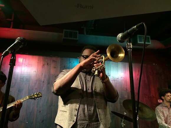 Marquis Hill at Blue Whale | Photo courtesy of 18th Street Arts Center
