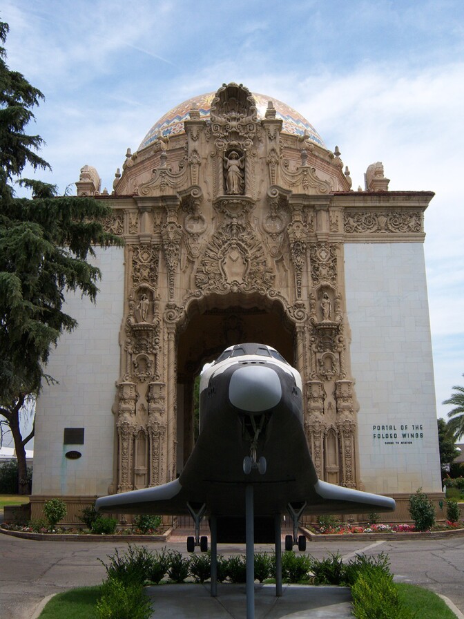Portal of the Folded Wings Shrine to Aviation | Konrad Summers/Flickr/Creative Commons (CC BY-SA 2.0)