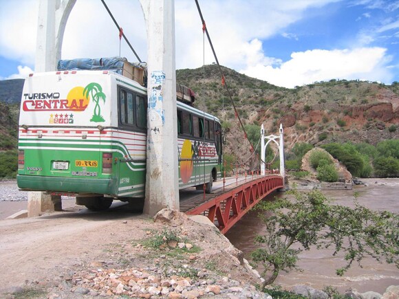 Bridge Over Mantaro River, archival pigment photograph | Eamon Ore-Giron,<br /> 2007.