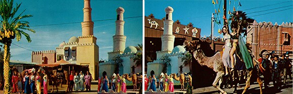 Undated Postcards of the Date Festival. | Collection of the author.