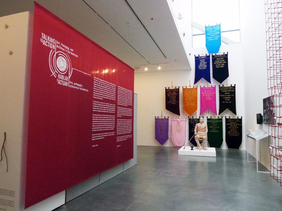 Installation of "Talking to Action" | Jeanette Degollado Talking to Action PST LALA