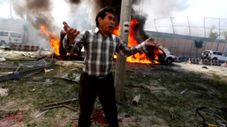 Afghan News Director: Kabul Bombing "Tragic & Huge," Victims Mostly Working-Class Civilians