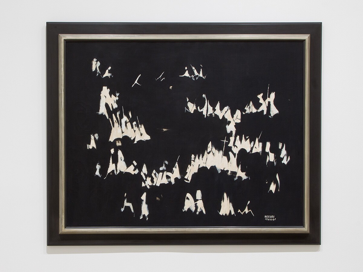 Norman Lewis, America the Beautiful, 1960. Oil on canvas | Pablo Enriquez, Courtesy of the Broad