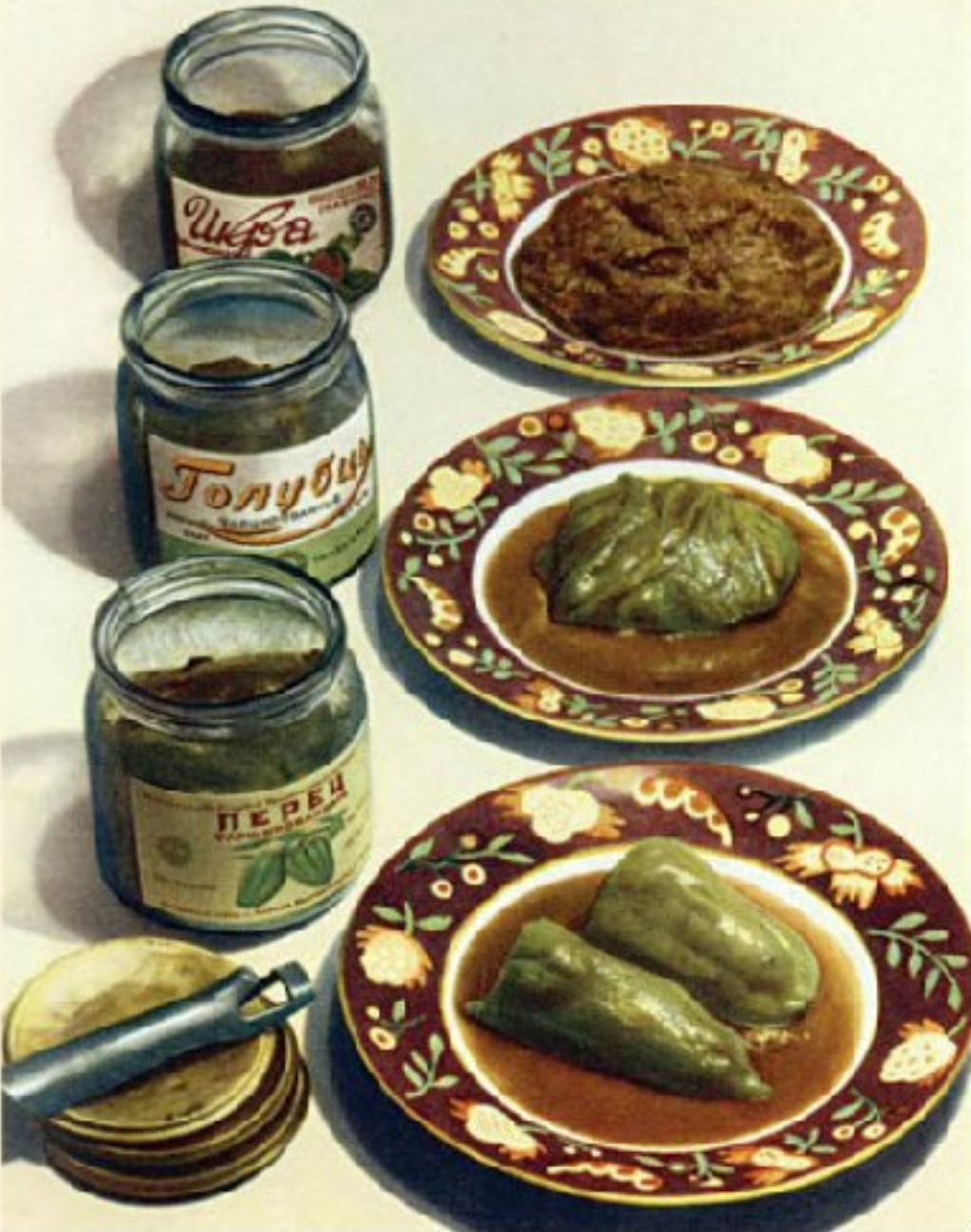 Pickled dishes from Anastas Mikoyan’s “Book of Tasty and Healthy Food,” first published in 1939.