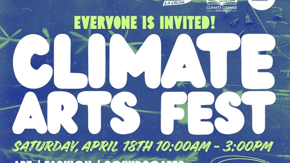 Climate Arts Fest poster