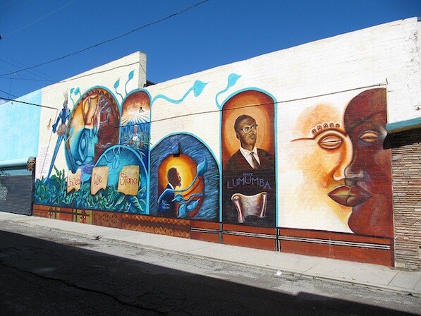 A mural in Leimert Park