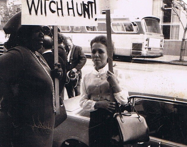 ALICIA ESCALANTE 1965 PROTESTING MEDI-CAL CUTS WITH CATHERIN JERMANY LA CA 630.jpg