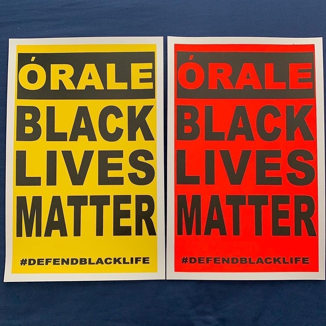 Black Lives Matter poster | Dewey Tafoya for Self Help Graphics