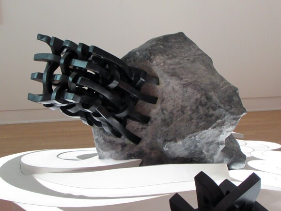 Detail on Elizabeth Turk installation at Laguna Art Museum