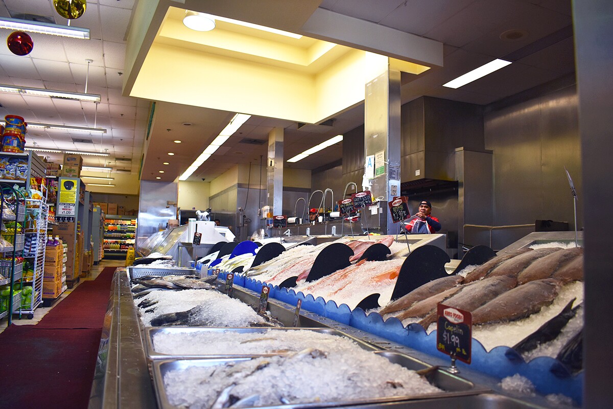 The butcher section of Arko Foods Market. | Jacqueline Lee