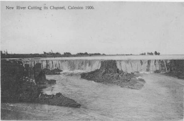 The New River Channel, cut by the floods of 1905-7