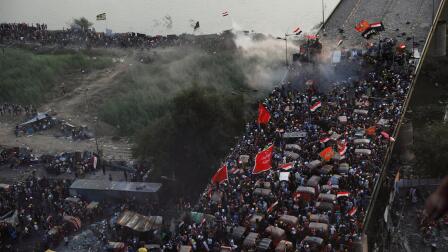 What mass protests in Iraq and Lebanon have in common