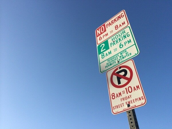 Preferential parking districts can be spotted throughout L.A., much to the chagrin of many drivers. | Photo: Zach Behrens/KCET