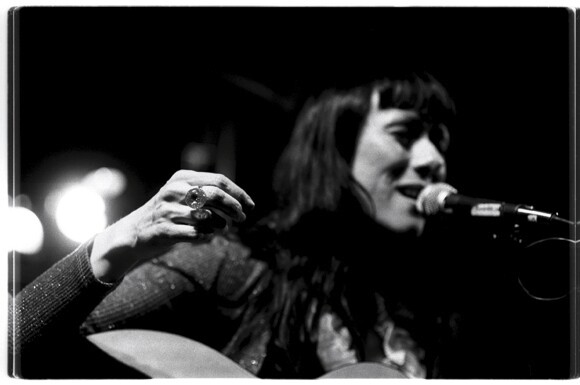 Maria Gabriela Epumer performs during the Latin Alternative Music Conference as one of its shows in a acoustic show in a bar in New York 2000. | Photo: Thomas Cordova.