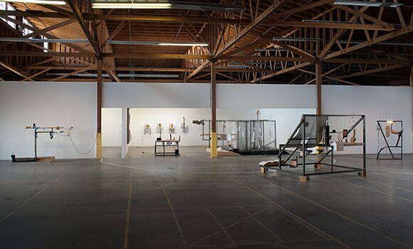 Neil Beloufa, Speaking About Best<br /> 2013 | Image credit: Robert Wedemeyer, Courtesy of the artist and François Ghebaly