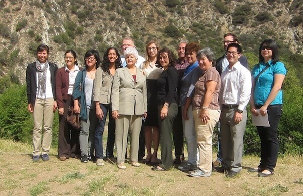 Congresswoman Grace Napolitano with members of San Gabriel Mountains Forever campaign at the San Gabriel River's East Fork | Photo by The City Project