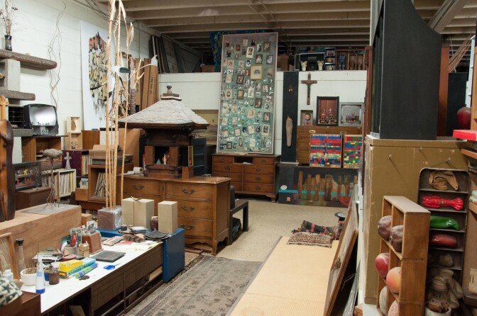 Kenzi Shiokava's studio. | Photo: Kenya Davis-Hayes