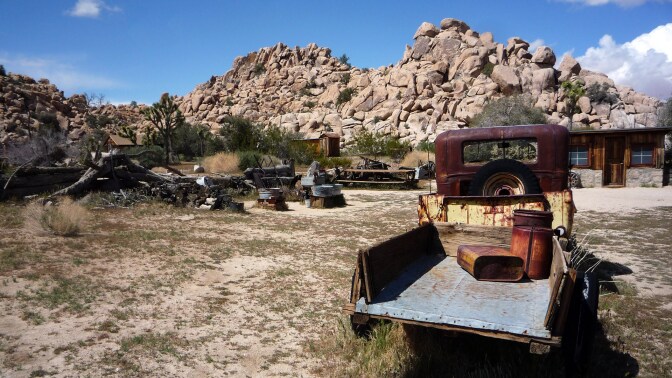 A truck at Keys Ranch