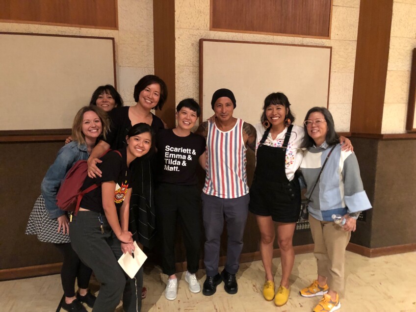 A group photo of the team behind the "City of Ghosts"