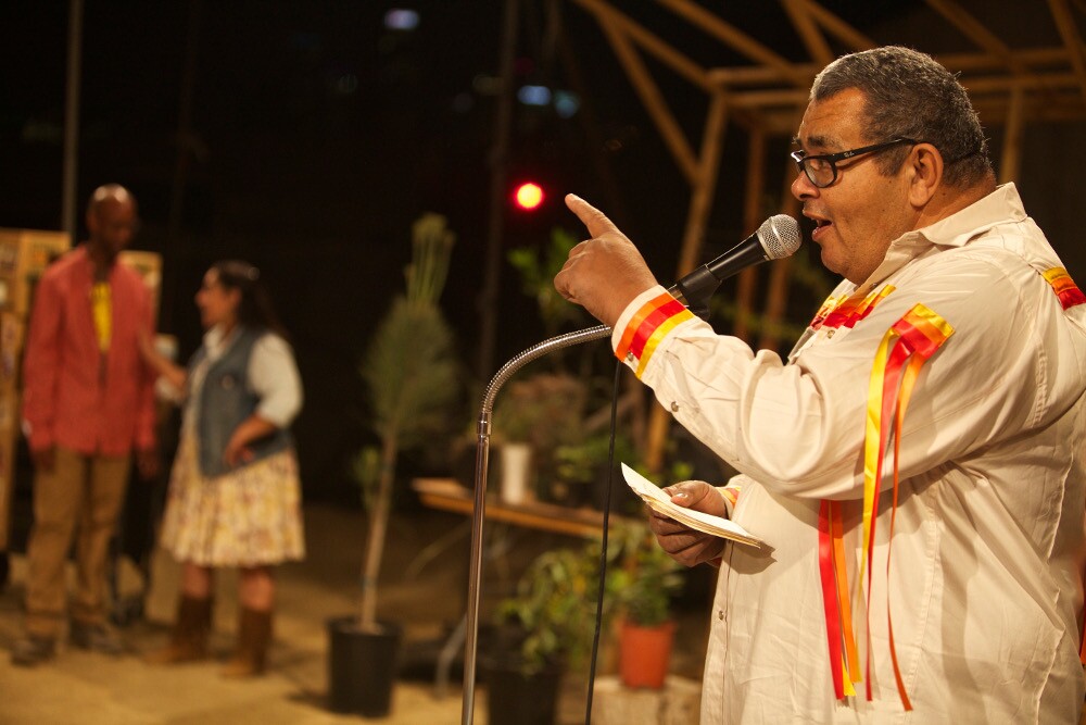 Cornerstone Theater, "Urban Rez" performance