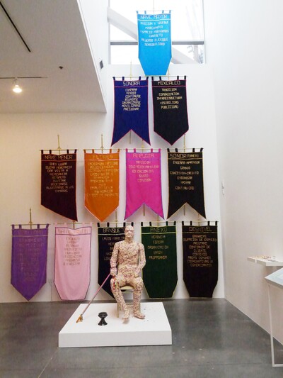The Corn Man installation at "Talking to Action" | Jeanette Degollado