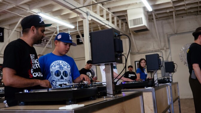 A workshop at the Beat Junkies Institute of Sound | Kyle Scoble