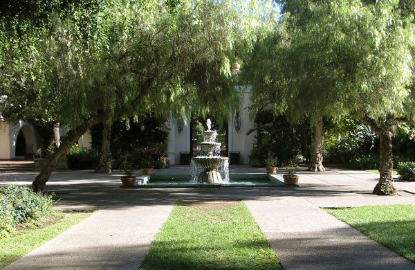 Fountain at L.A. River Center | Photo by KCET Departures