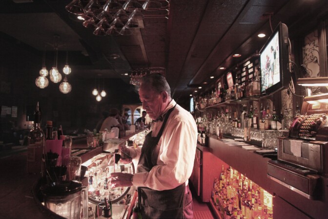 Bartender at the Dresden