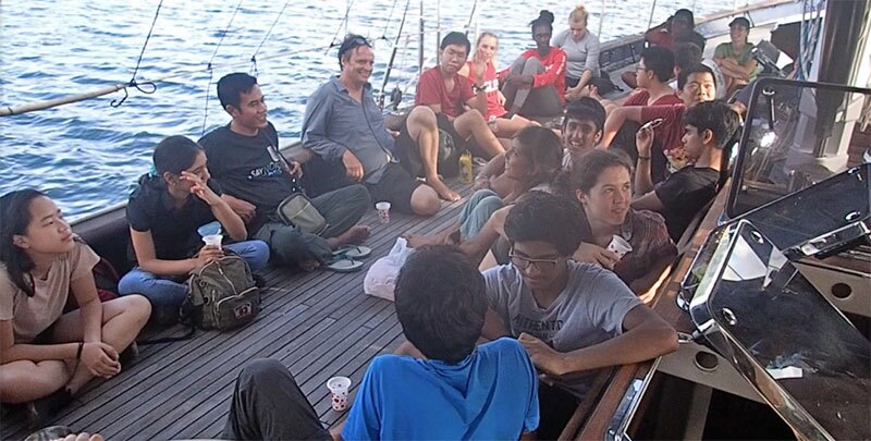 Students from Singapore visit the Mir as part of the Biosphere Stewardship Education Program. | Photo: Biosphere Foundation