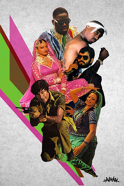"Bollyhood Collage" by Nisha Sethi from "Don't Believe the Hype"