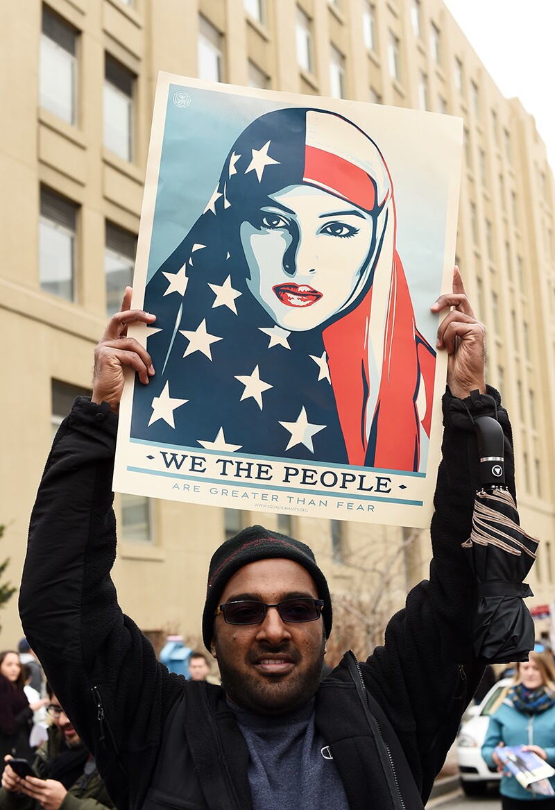 Supporters And Protesters Turn Out For The Inauguration Of President-Elect Donald Trump. | Photo: Amanda Edwards/Getty Images