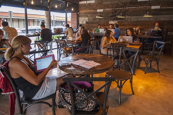 Community and coffee. | Photo: Douglas McCulloh