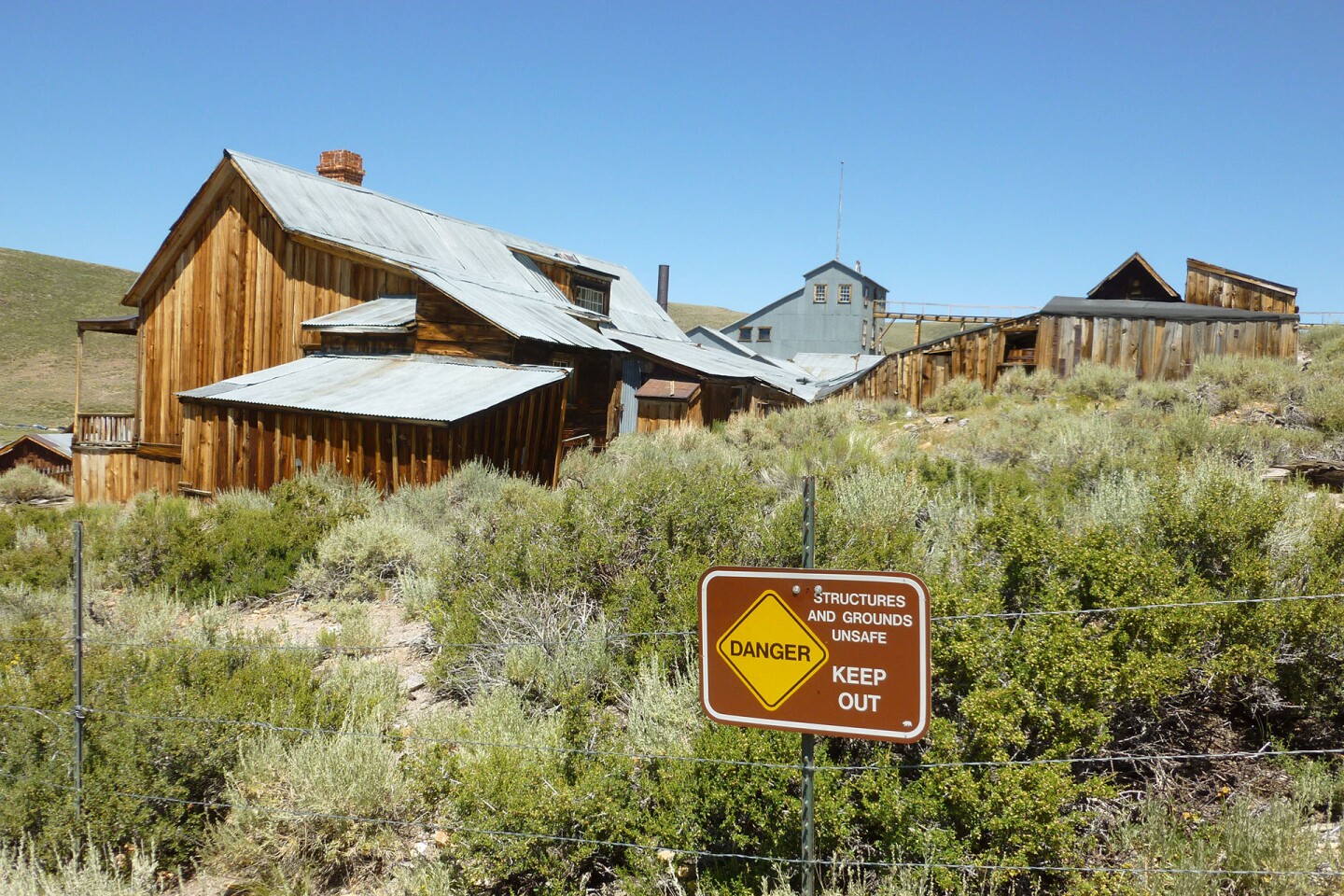 Unsafe ground at Bodie | Sandi Hemmerlein