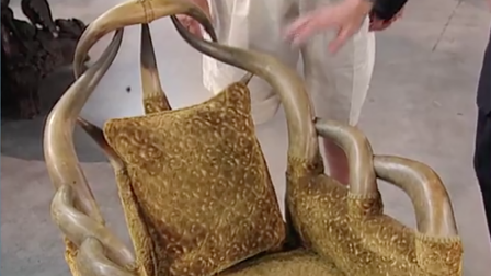 Appraisal: Texas Longhorn Arm Chair, ca. 1890