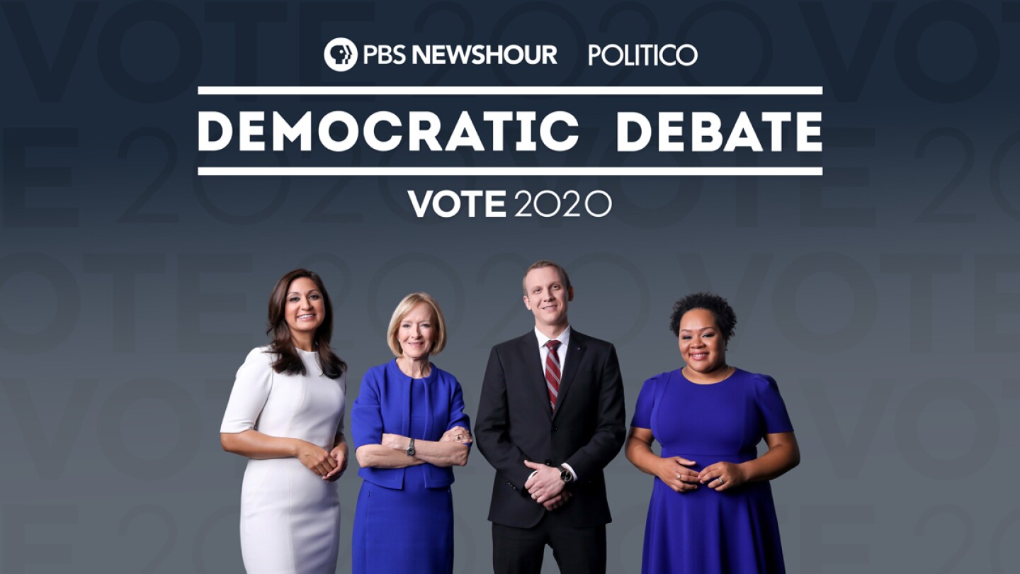 PBS NewsHour & Politico: Democratic Debate - preview
