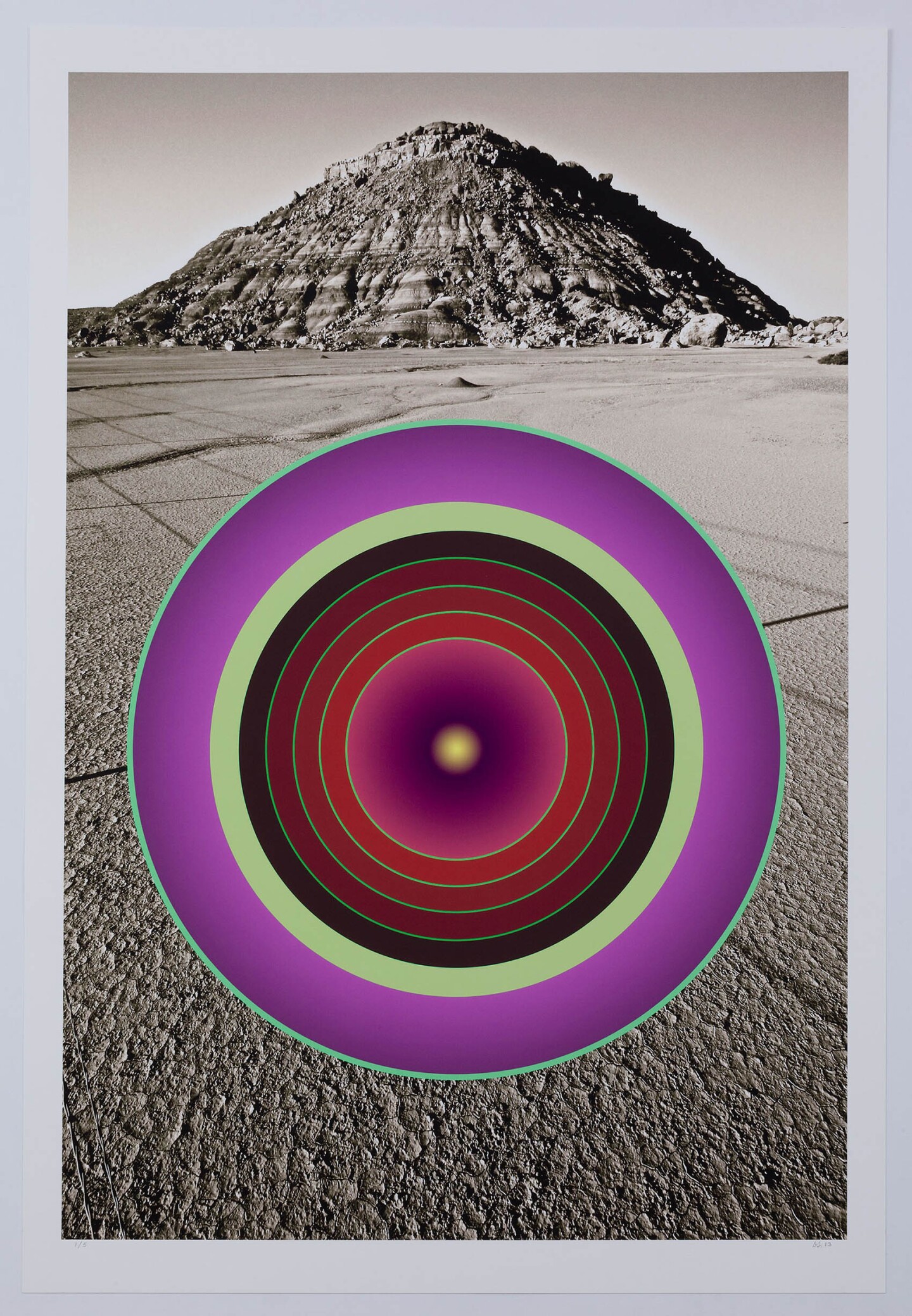 "Mountain/Molehill" by Don Suggs was featured in the solo show "Don Suggs: Arguing the Landscape" at Cuesta College's Harold J. Miossi Art Gallery.