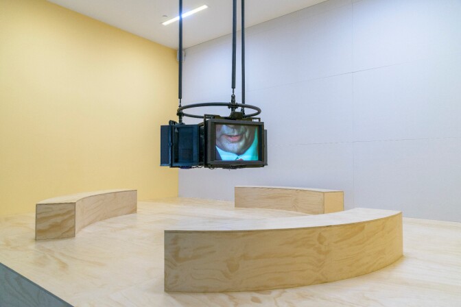 Doug Aitken, "Electric Earth" at MOCA. | Photo: Joshua White