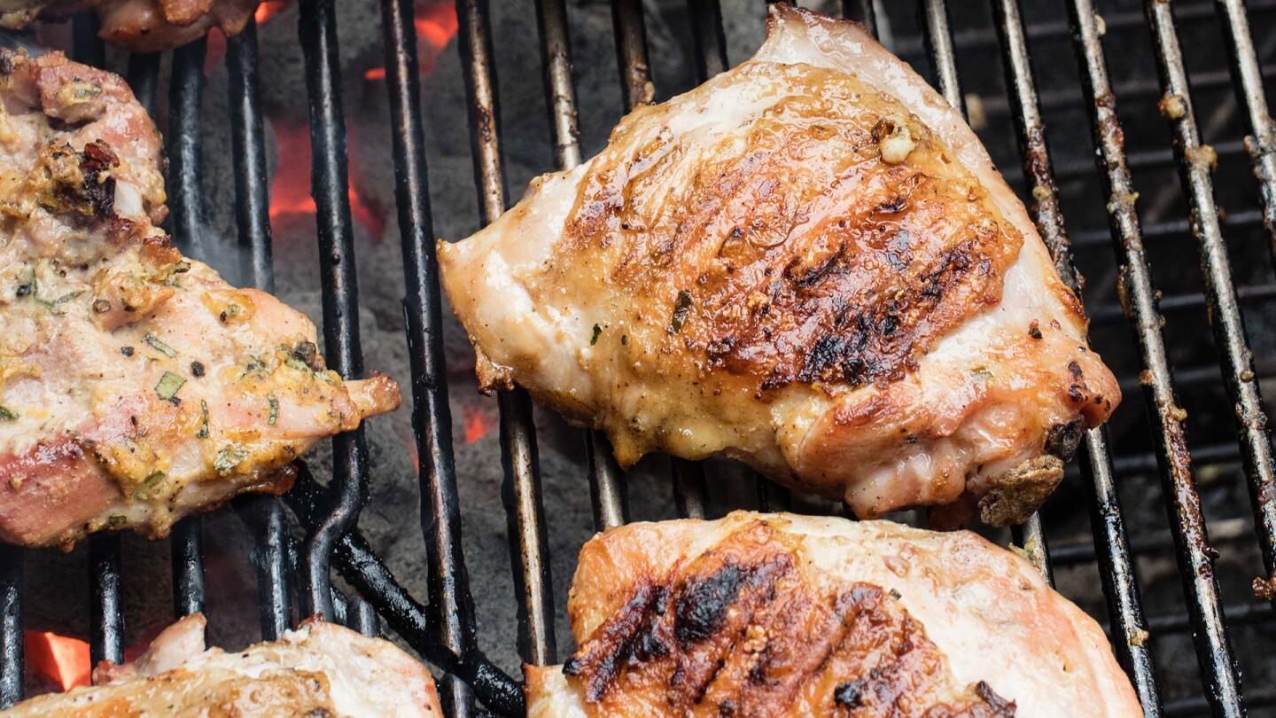 grilled chicken thighs