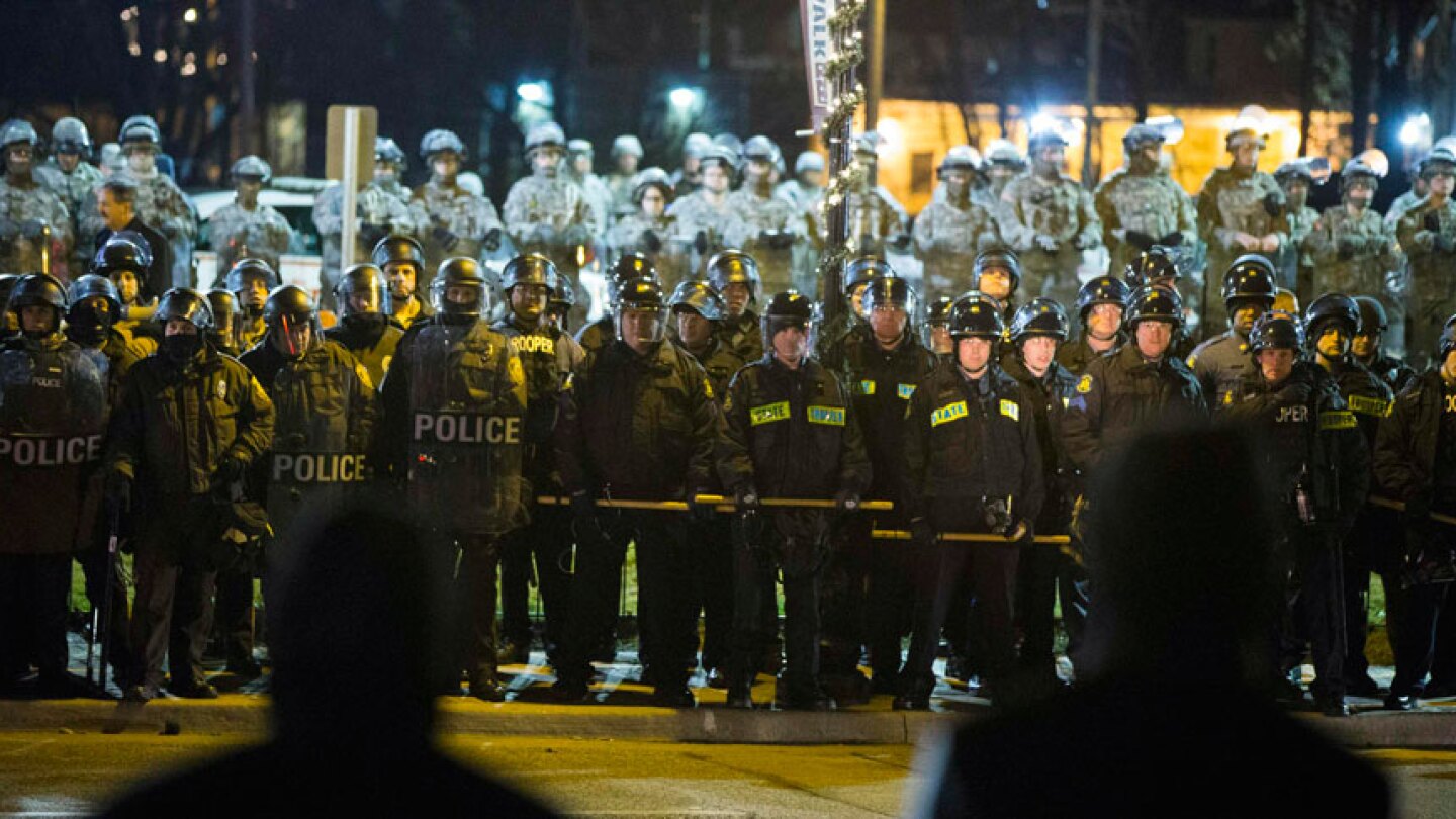 Ferguson Police Line