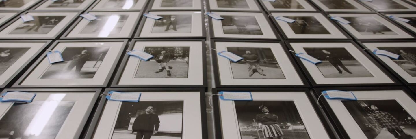 Framed "Chicano Male Unbonded" photos still from film