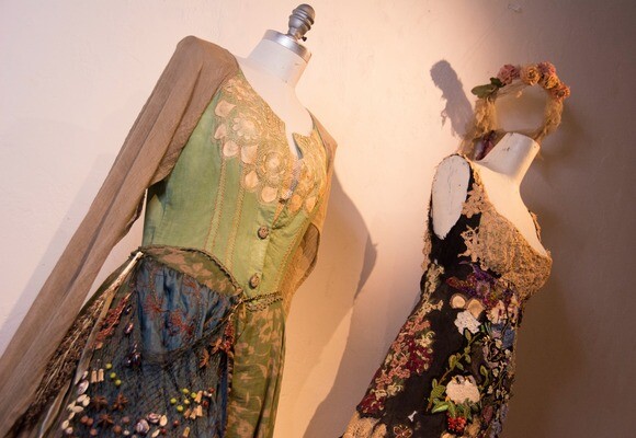 "Demeter's Gown" and "Persephone's Gown" by Melinda Forbes. | Chris Daly