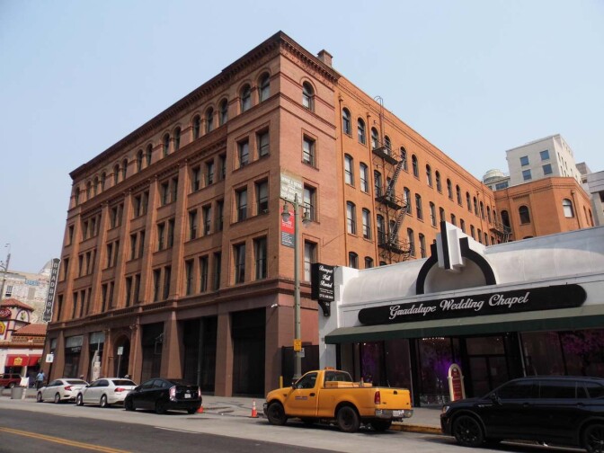 Bradbury Building exterior. | Sandi Hemmerlein