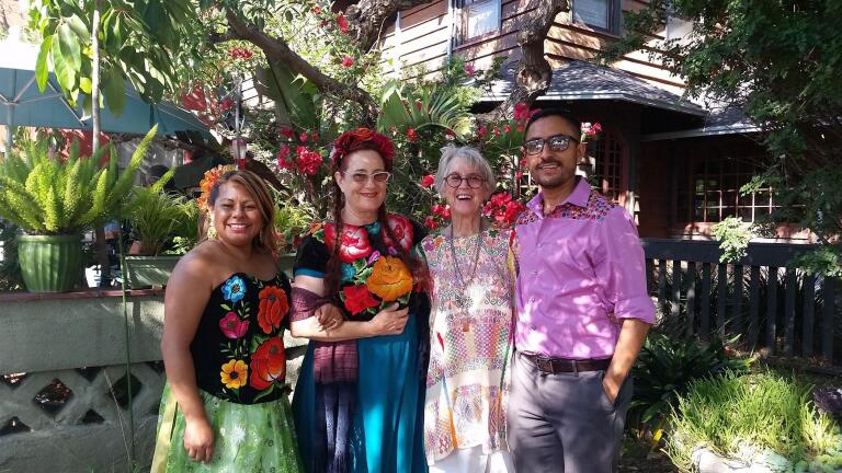 Veralee Bassler & her students celebrate Oaxacan culture