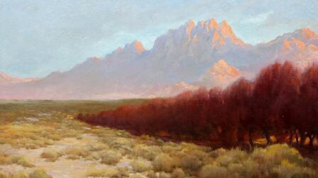 Appraisal: Charles Edwin Ruttan Oil Painting, ca. 1920