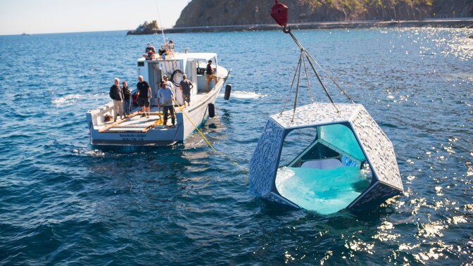 Doug Aitken, "Underwater Pavilions." | Photo: Matt Crotty