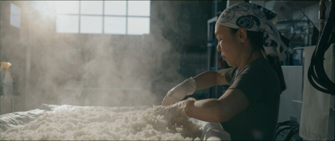 Noriko Kamei | Still from "The Migrant Kitchen" Sequoia Sake MKs3